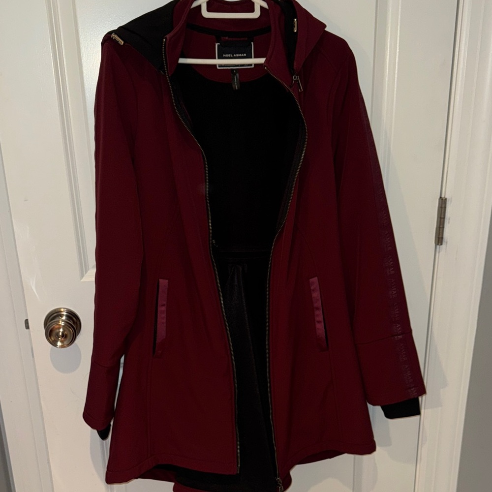 Noel Asmar Burgundy All Weather Rider Jacket - Picture 9 of 10